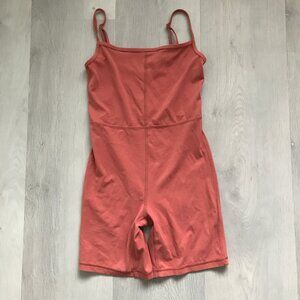 ARITZIA WILFRED UNITARD WOMENS PINK SALMON ROMPER SMALL